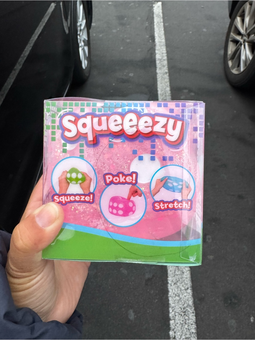 Squeezy Pink Sensory Squeeze & Stretch Toy -